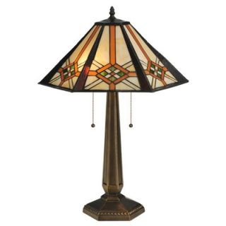 Meyda Tiffany 25 H Crosshairs Mission Table Lamp