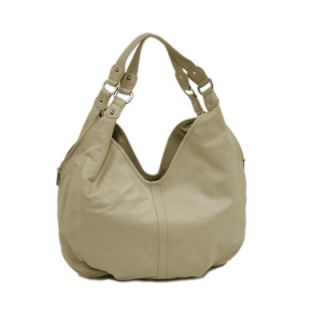 Piel Ladies Large Hobo Bag in Ivory   2764 IVY