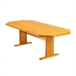 Contemporary Series 60 Octagonal Shaped Gathering Table (Trestle Base