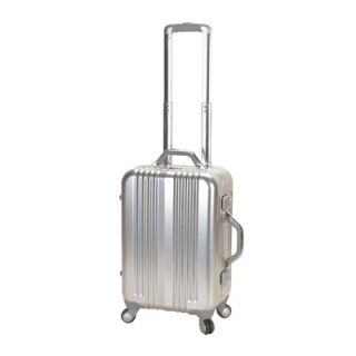 Rockland Carry On Spinner Upright with TSA Locks   F201 SILVER
