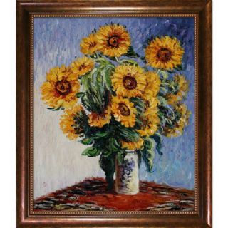 Tori Home Sunflowers Canvas Art by Claude Monet Impressionism   31 X