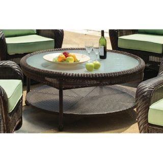 South Sea Rattan Key West Round Wicker Chat Table