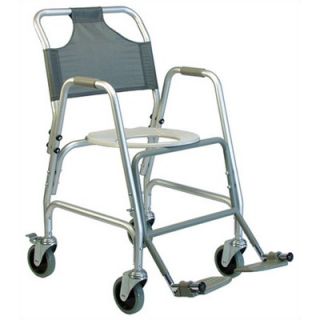 Lumex Aluminum Shower Chair with Casters and Option Footrests   791