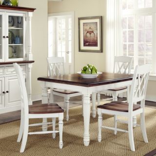 American Heritage Delphina 7 Piece Butterfly Counter Height Table Set