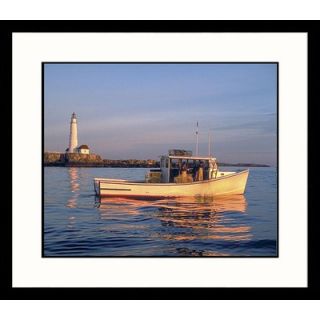 Great American Picture Boston Light Framed Photograph