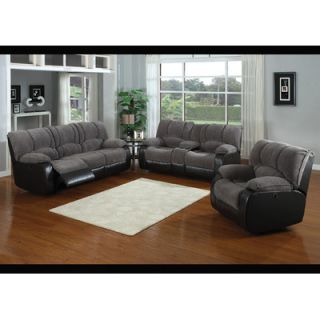 AC Pacific Jagger 3 Piece Polyester Dual Reclining Set   JagG1913