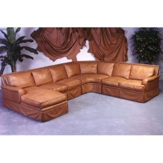 Omnia Furniture Hacienda Leather Sectional   HAC   SEC