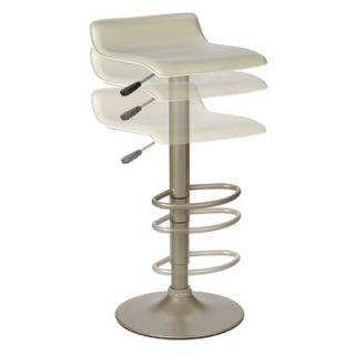 Winsome Adjustable Airlift Bar Stool in Beige