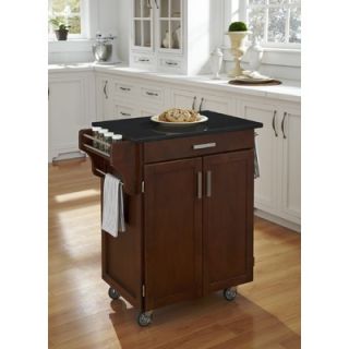 Home Styles Kitchen Cart with Granite Top   9001 0064