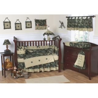 Sweet Jojo Designs Green Camo 9 Piece Crib Bedding Set   Camo GR 9
