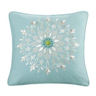 Sardinia Square Pillow in Aqua