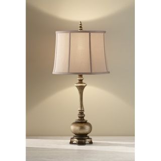 Feiss Adrian One Light Table Lamp in Aegean Silver   10101ANS