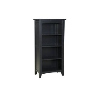 Alaterre Shaker Cottage Tall Bookcase in Black   ASCA08BL