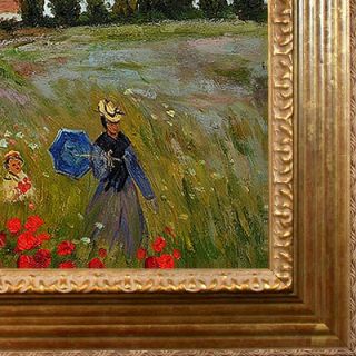 Tori Home Poppy Field in Argenteuil Canvas Art by Claude Monet