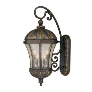 Savoy House Ponce de Leon Outdoor Wall Lantern in Old Tuscan