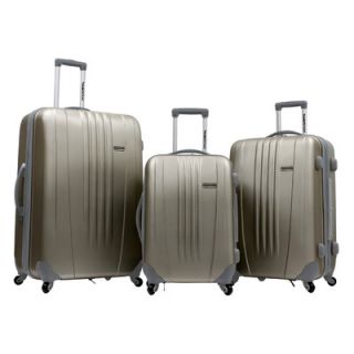 Travelers Choice Toronto 3 Piece Hardsided Spinner Luggage Set