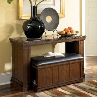 Signature Design by Ashley Mapleton Console Table with Ottoman