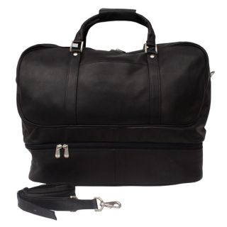 Traveler 20 Leather False Bottom Travel Duffel