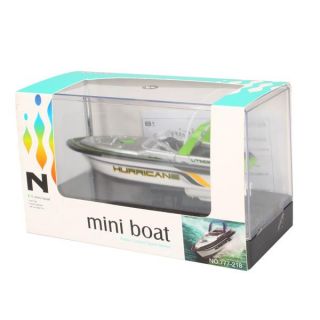 New Green Radio Remote Control Super Mini Speed Boat Dual Motor Kid