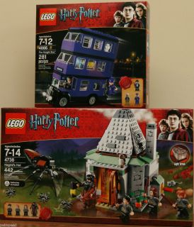 LEGO Harry Potter Sets, The Knight Bus (4866), Hagrids Hut (4738