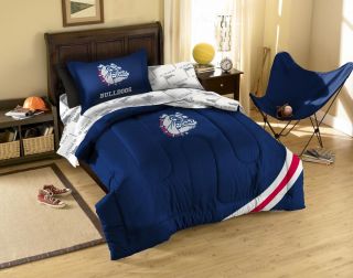 Gonzaga Bulldogs/Zags Dorm Twin Bed in a Bag 5 Piece Set   Sheets