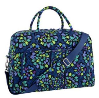 Vera Bradley Weekender Indigo Pop Tote Bag Travel Luggage Duffle Carry