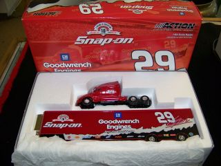 2003 Action Kevin Harvick Diecast Snap on Hauler 1 64 Scale