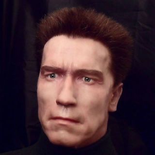 terminator t 850 lifesize silicone bust from germany time left
