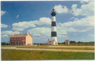 Bodie Island Lighthouse Cape Hatteras NC Postcard .Standard Size Card