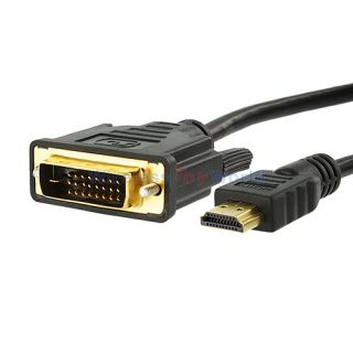HDMI TO DVI CABLE 10FT For TV PC HDTV MONITOR COMPUTER 10 Feet