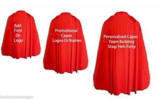 Super Hero Cape Customize Team Building Promotional Stag Hen Party