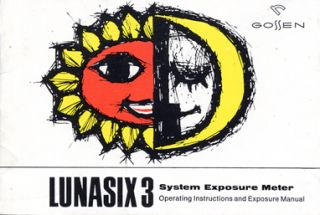 vintage Gossen Lunasix 3 System Exposure Meter, a product of P. Gossen