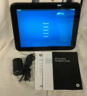 HP TouchPad 16GB, Wi Fi, 9.7in   Black EXCELLENT SUPER CLEAN CONDITION