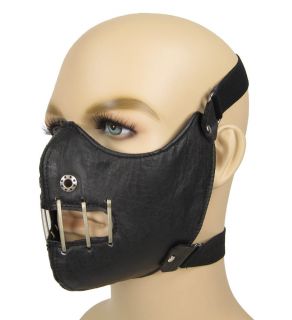 Faux Leather Hannibal Lecter Silence of The Lambs Gimp Mask