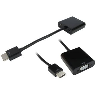 HDMI Digital 1080p to Analogue SVGA 15 Pin Converter Cable with Audio
