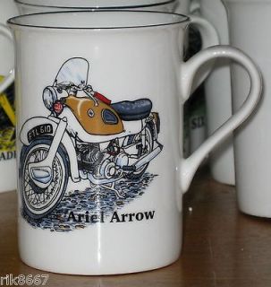 ariel arrow motorbike english fine bone china mug from