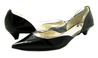 New Report Womens Gracey Black Patent Low Heel Shoes 6