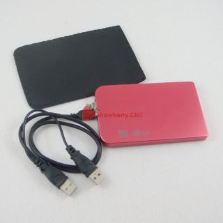 Laptop PC USB 2 0 2 5 SATA Hard Disk Drive HD HDD Enclosure Case