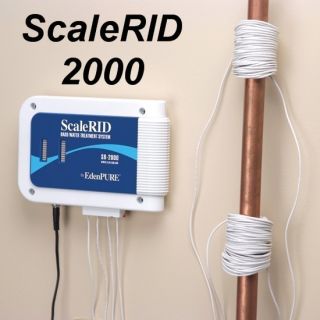 Edenpure Scalerid 2000 Hard Water Treatment System Water Softener 3 yr