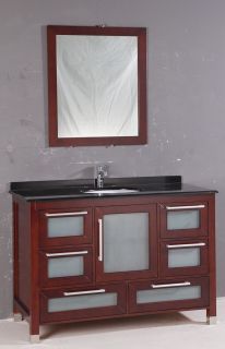  bathroom vanity, Marble countertop, Ceramic sink, solid wood cabinets