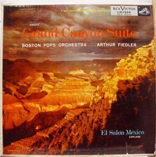Fiedler Grofe Grand Canyon LP VG LM 1928 1S 2S Vinyl 1955 Record