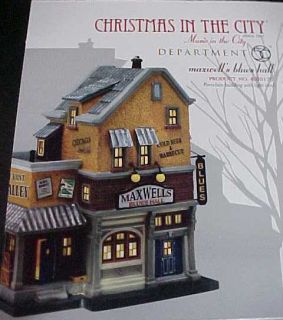  Christmas in The City Maxwells Blues Hall 4020175 Mint in Box