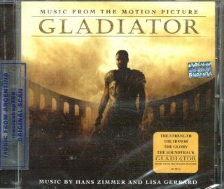  MOTION PICTURE BY HANS ZIMMER AND LISA GERRARD . FACTORY SEALED CD