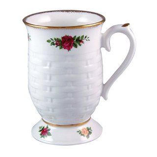 Royal Albert Old Country Roses Basketweave Coffee Mug