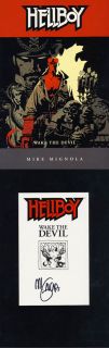 Mike Mignola Signed Autographed Hellboy Wake The Devil 2 RARE