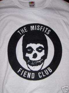 Misfits Fiend Club T Shirt 1980s Hardcore Punk HC