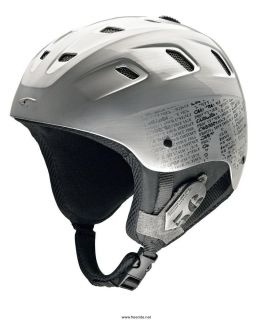 Carrera Crown Helmet Skiing Snowboarding Helmet Mens 55 58cm Silver