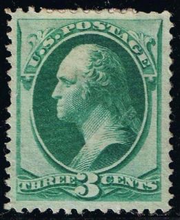 USA Stamp 147 3c Green Bank Note 1870 Unused