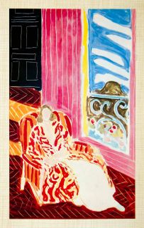  Door Porte Noire Woman Portrait Window Scenery Henri Matisse