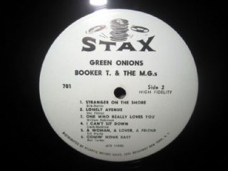 Booker T The M G s Green Onions Orig 1962 Stax LP in The Shrink Wrap